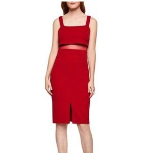 BCBG Red cocktail dress size 0